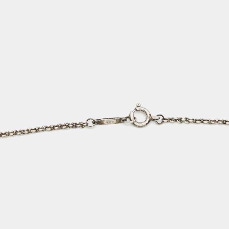 Pre Owned Tiffany & Co. Circles Sterling Silver Station Necklace