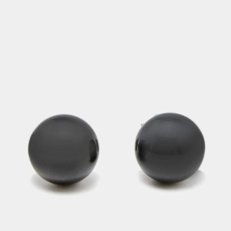 Pre Owned Tiffany & Co. Onyx Sterling Silver Earrings