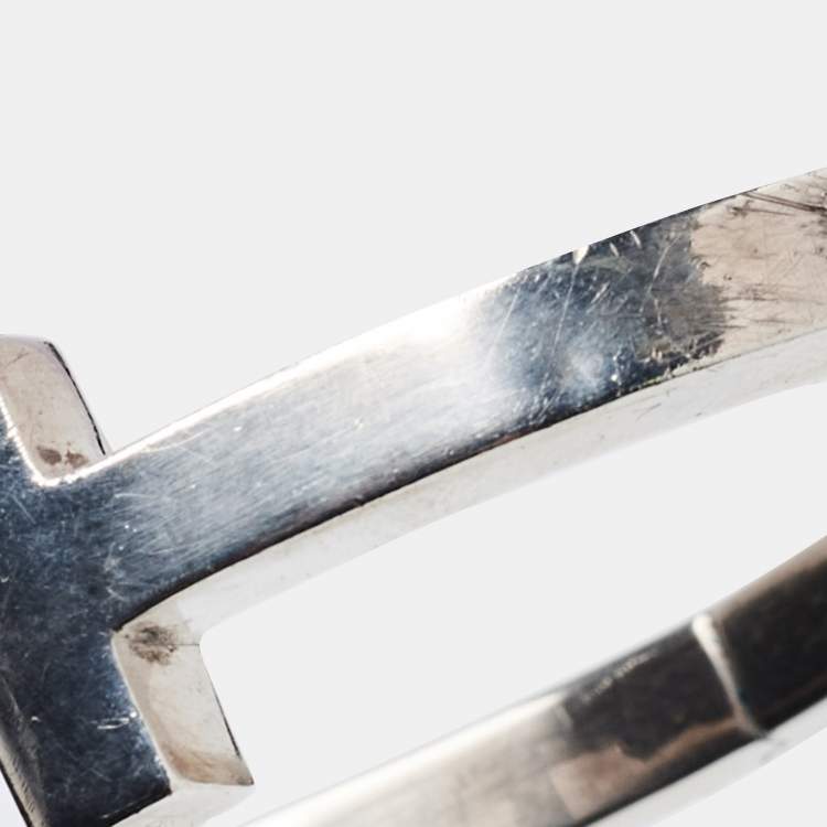 Pre Owned Tiffany & Co. T Square Sterling Silver Bracelet
