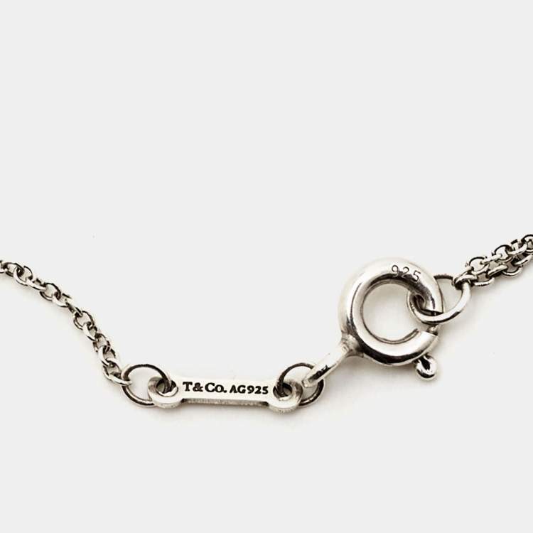 Pre Owned Tiffany & Co. Paloma's Graffiti Arrow Sterling Silver Pendant Necklace