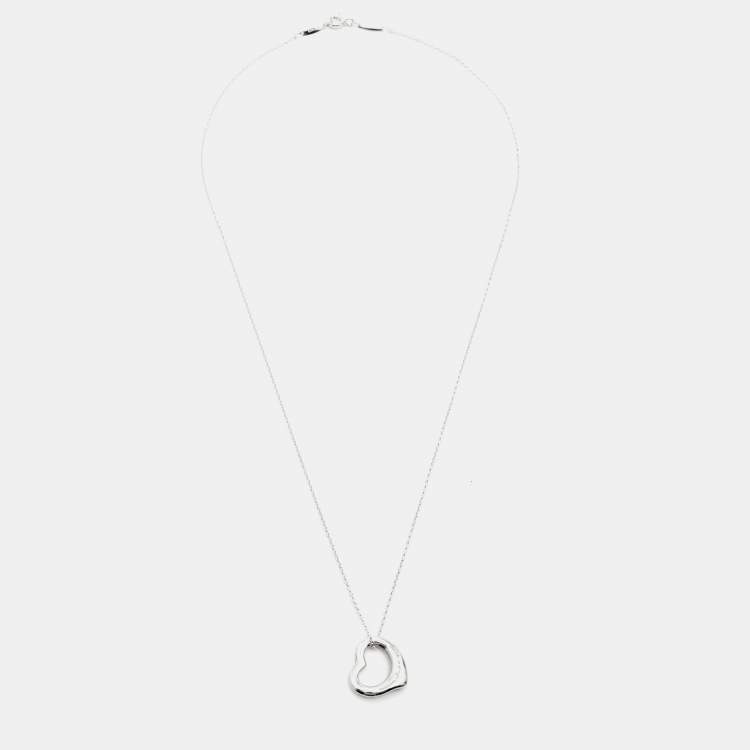 Tiffany & Co. Elsa Peretti Open Heart Pendant | New York Jewelers Chicago