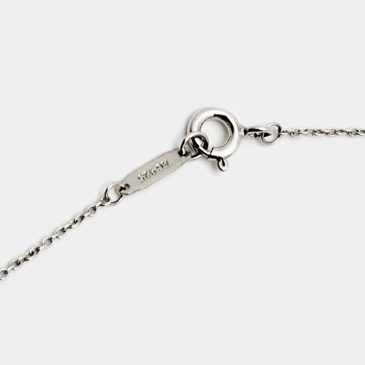 Pre Owned Tiffany & Co. Tiffany 1837 Circle Sterling Silver Necklace