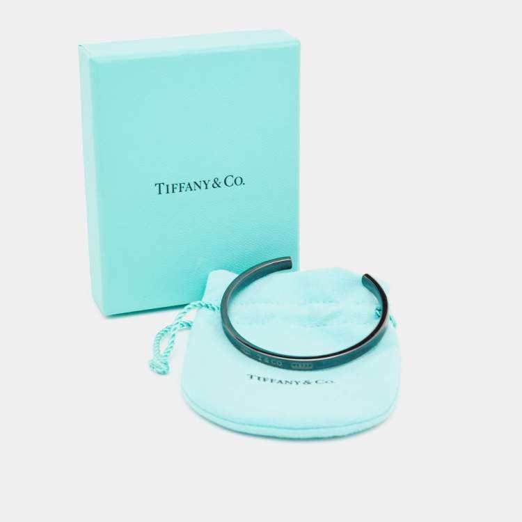 Pre Owned Tiffany & Co. T & Co. 1837  Titanium Cuff Bracelet