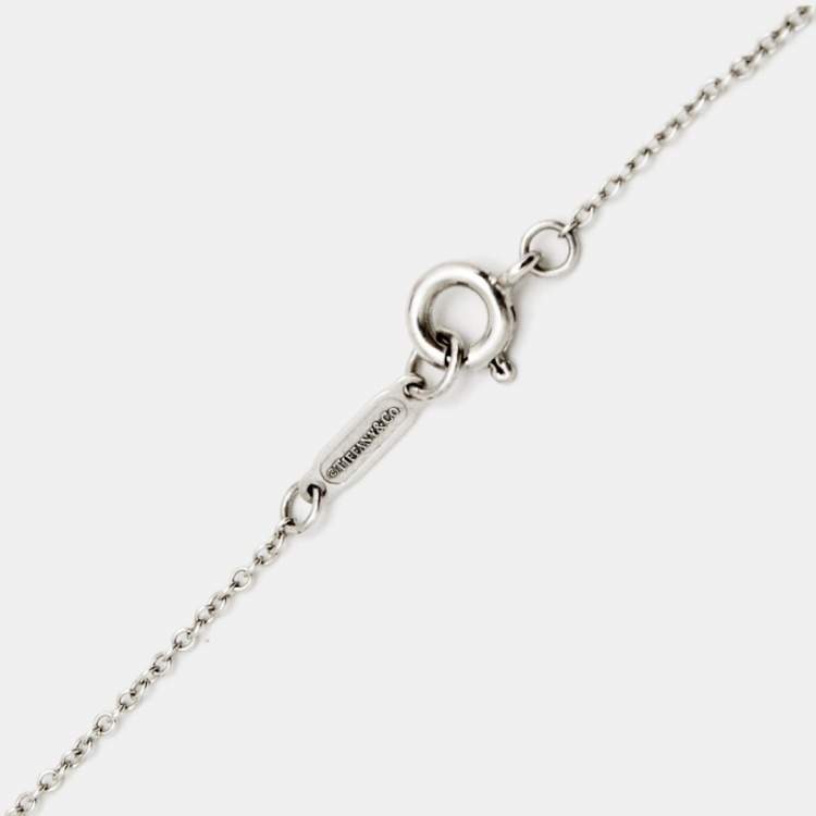 Pre Owned Tiffany & Co. Bow Sterling Silver Necklace