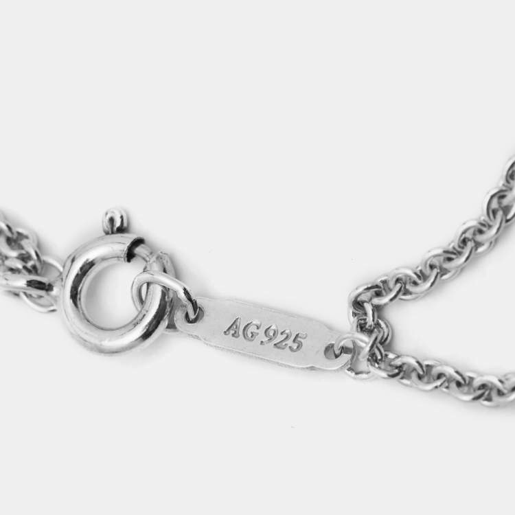 Pre Owned Tiffany & Co. Infinity Sterling Silver Bracelet