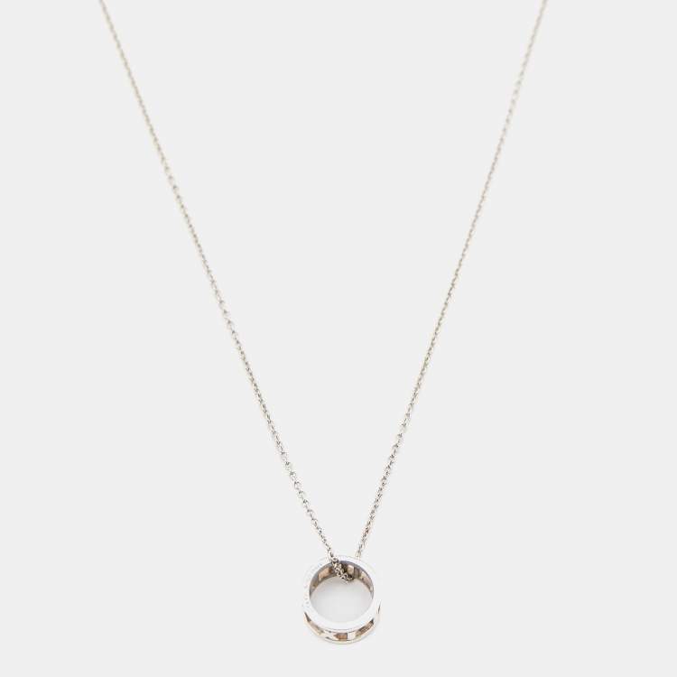 Pre Owned Tiffany & Co. Atlas Sterling Silver Pendant Necklace