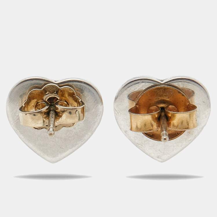 Pre Owned Tiffany & Co. Return To Tiffany Sterling Silver Earrings