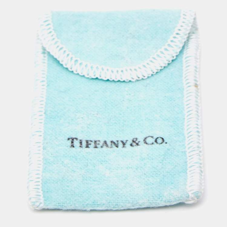 Pre Owned Tiffany & Co. Crown Key Sterling Silver Pendant Necklace