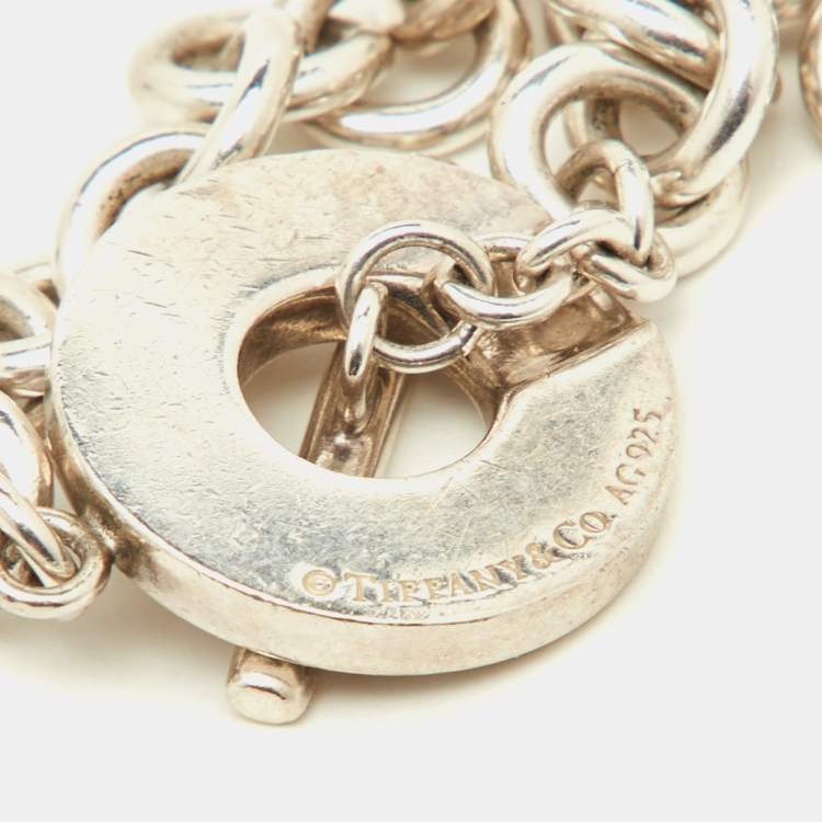 Pre Owned Tiffany & Co. 1837 Sterling Silver Toggle Bracelet