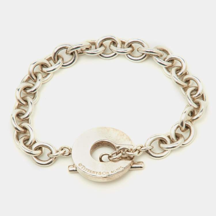 Pre Owned Tiffany & Co. 1837 Sterling Silver Toggle Bracelet