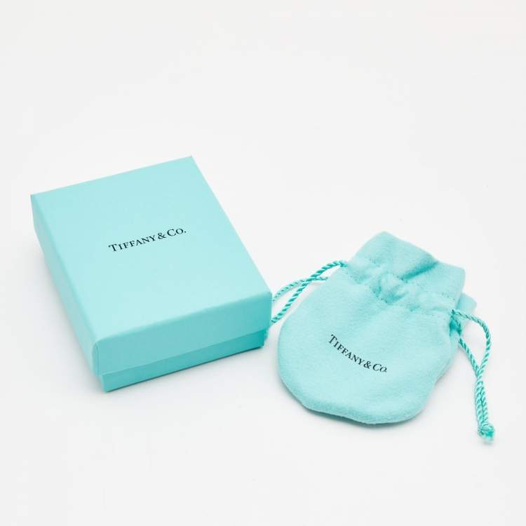 Pre Owned Tiffany & Co. Return to Tiffany Sterling Silver Heart Charm Bead Bracelet