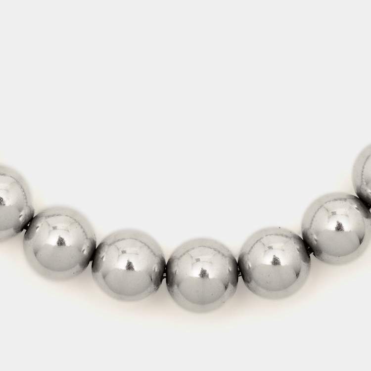 Pre Owned Tiffany & Co. HardWear Sterling Silver Beaded Bracelet