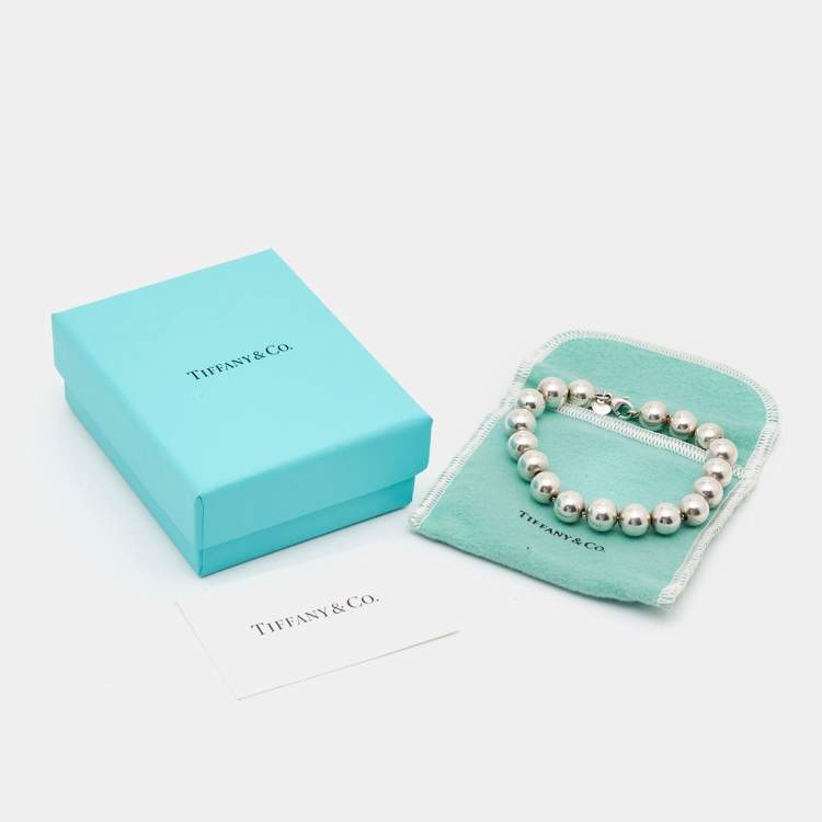 Pre Owned Tiffany & Co. HardWear Sterling Silver Beaded Bracelet