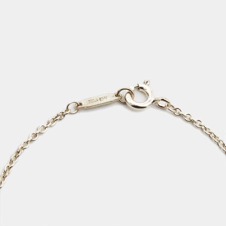 Pre Owned Tiffany & Co. Atlas Pierced Sterling Silver Bracelet