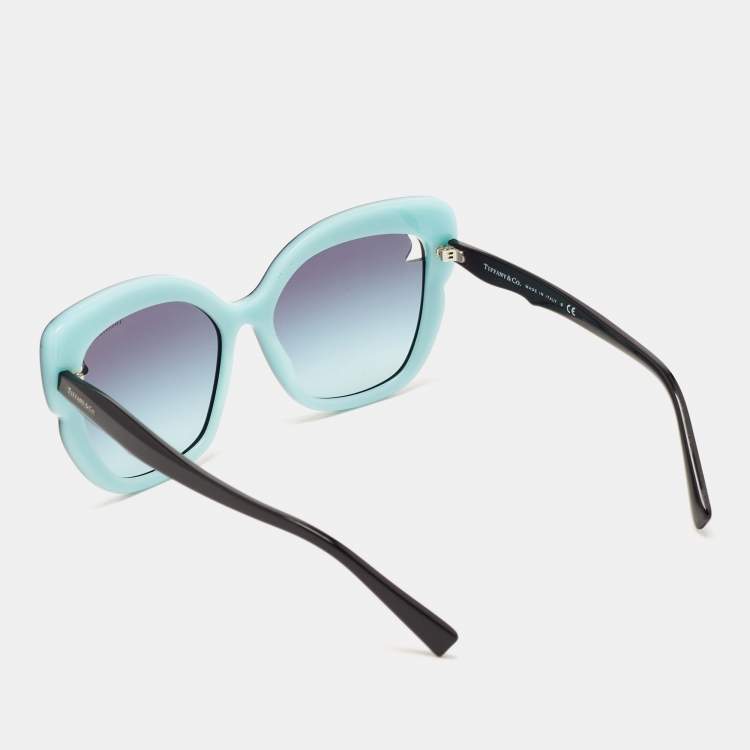 Tiffany & Co. Black/Blue Gradient TF4161 Paper Flower Sunglasses 