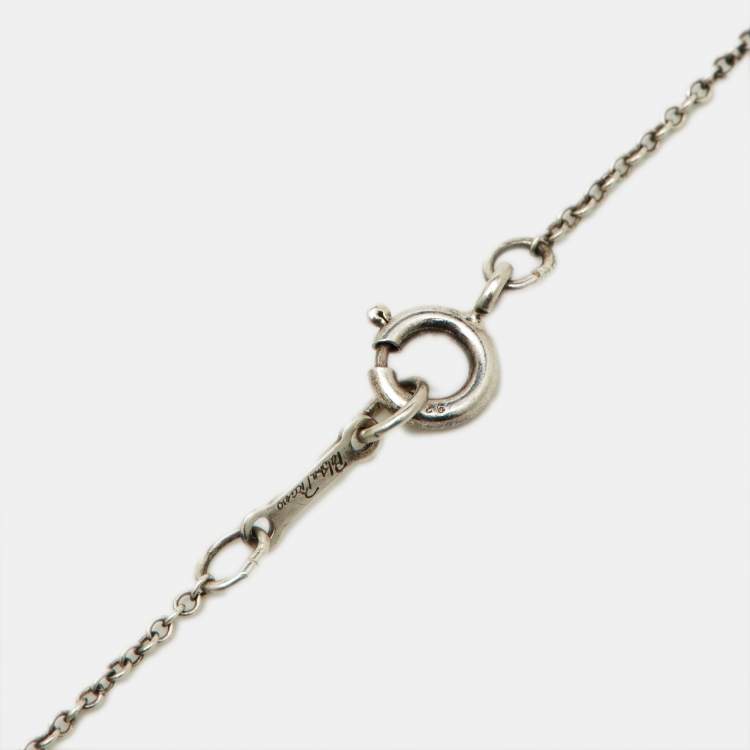 Pre Owned Tiffany & Co. Paloma's Grafitti X Sterling Silver Pendant Necklace