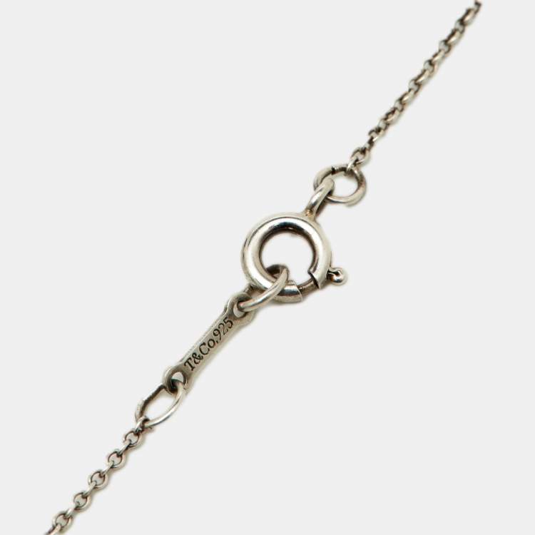 Pre Owned Tiffany & Co. Paloma's Grafitti X Sterling Silver Pendant Necklace