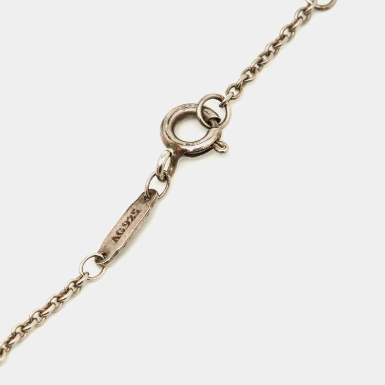 Pre Owned Tiffany & Co. 1837 Interlocking Circles Silver Chain Link Bracelet