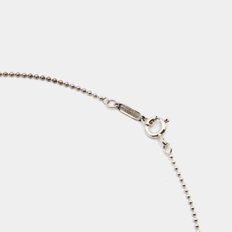Pre Owned Tiffany & Co. Return To Tiffany Key Sterling Silver Pendant Necklace