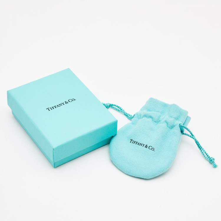 Pre Owned Tiffany & Co. Return to Tiffany Enamel Heart Tag Sterling Silver Beaded Bracelet