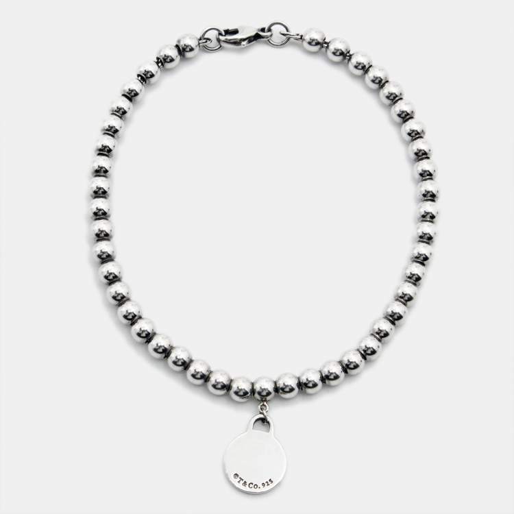 Sterling Silver Tiffany & Company Small Bead Bracelet