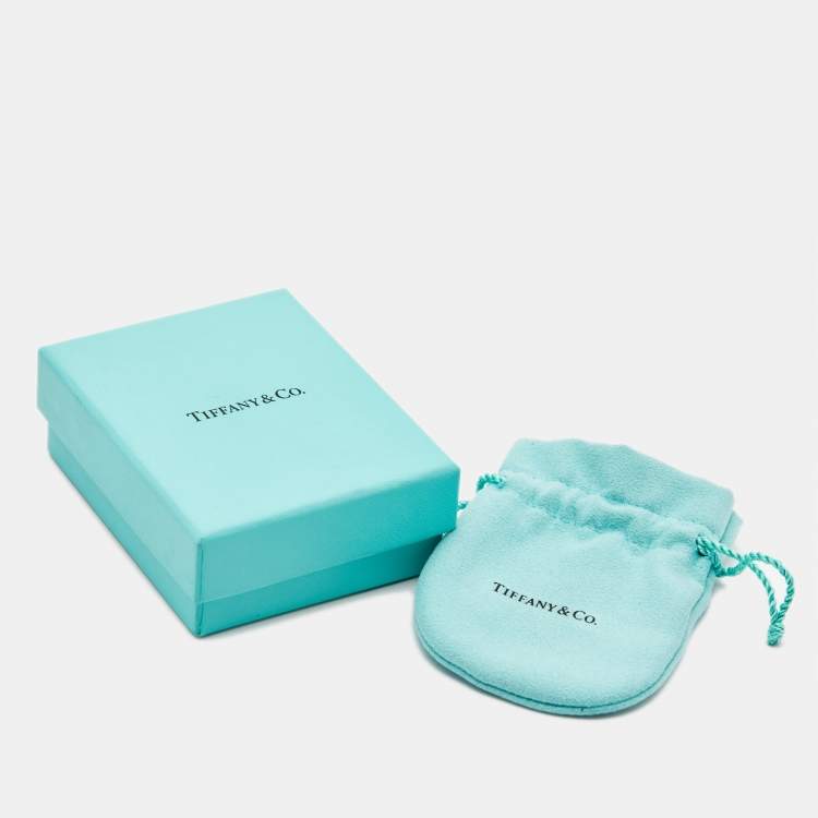 Pre Owned Tiffany & Co. Paloma Picasso Olive Leaf Sterling Silver Ring Size 55