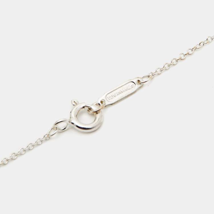 Pre Owned Tiffany & Co. Return To Tiffany Sterling Silver Pendant Necklace