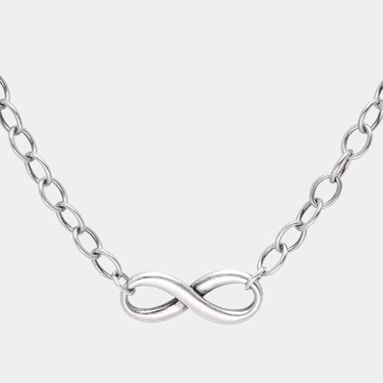 Tiffany & Co. Infinity Necklace in 18K Rose Gold – myGemma| Item #099200
