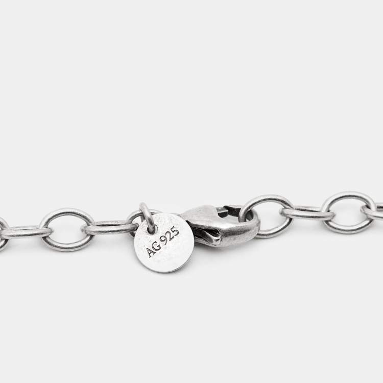 Pre Owned Tiffany & Co. Sterling Silver Infinity Pendant Necklace