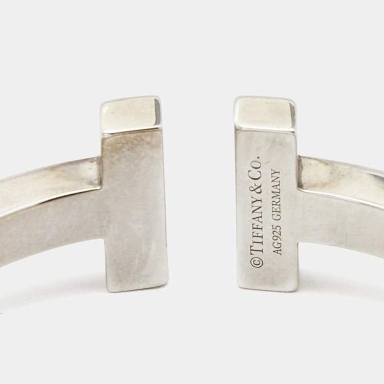 Pre Owned Tiffany & Co. T Square Sterling Silver Bracelet