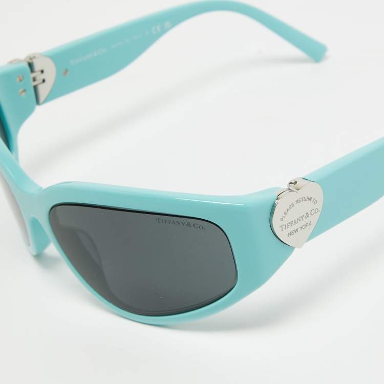 Pre Owned Tiffany & Co. Dark Grey TF 4217 Return To Tiffany Sunglasses