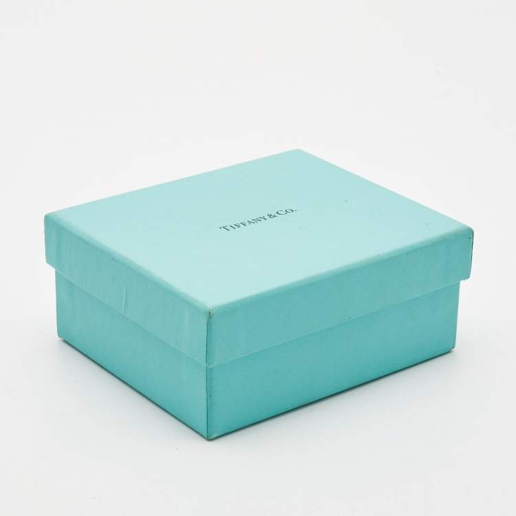 Pre Owned Tiffany & Co. Elsa Peretti Open Heart Sterling Silver Bracelet