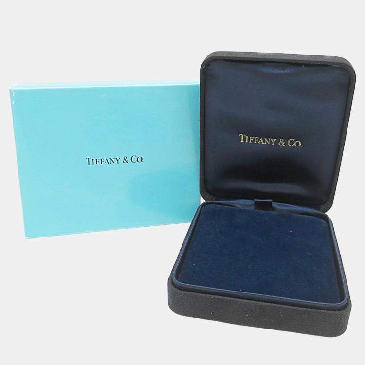 Pre Owned Tiffany & Co. Platinum and Diamond Cross Pendant Necklace