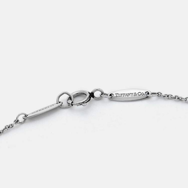 Pre Owned Tiffany & Co.Elsa Peretti  Diamonds by the Yard Platinum Necklace