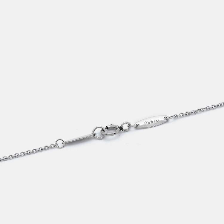 Pre Owned Tiffany & Co.Elsa Peretti  Diamonds by the Yard Platinum Necklace
