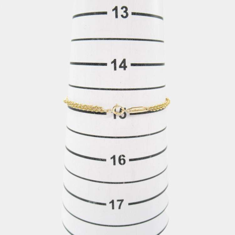 Pre Owned Tiffany & Co. Return to Bracelet 18k Pink Gold Pink Gold Gold Metal