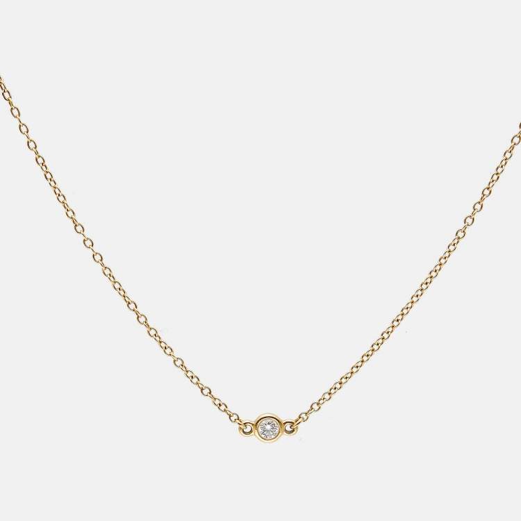 Pre Owned Tiffany & Co. Diamonds by the Yard 18k Yellow Gold Bracelet