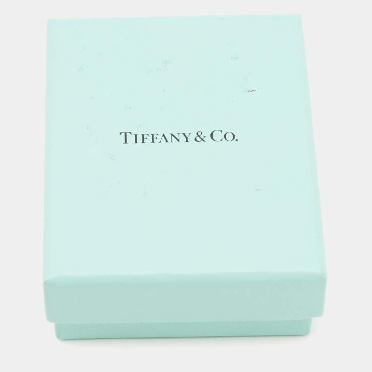 Pre Owned Tiffany & Co. Key Heart Mini 18k Yellow Gold Pendant Necklace