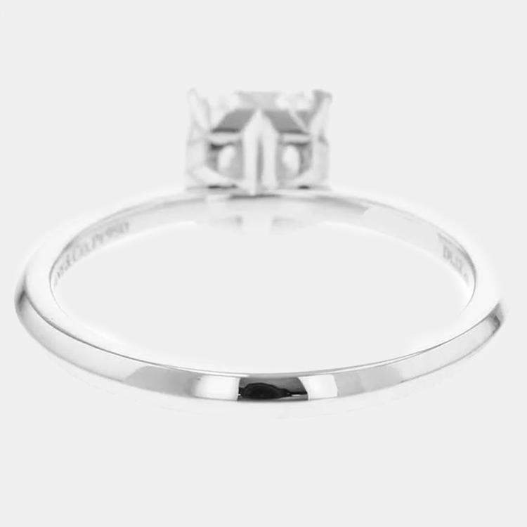 Pre Owned Tiffany & Co. Platinum True Engagement Diamond Ring EU 52 