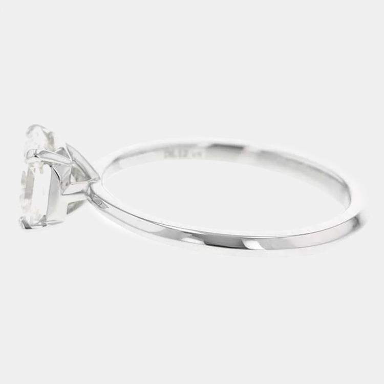 Pre Owned Tiffany & Co. Platinum True Engagement Diamond Ring EU 52 
