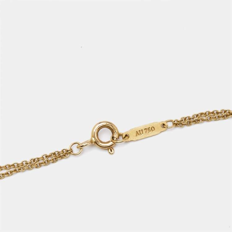 Pre Owned Tiffany & Co. Infinity 18k Yellow Gold Necklace