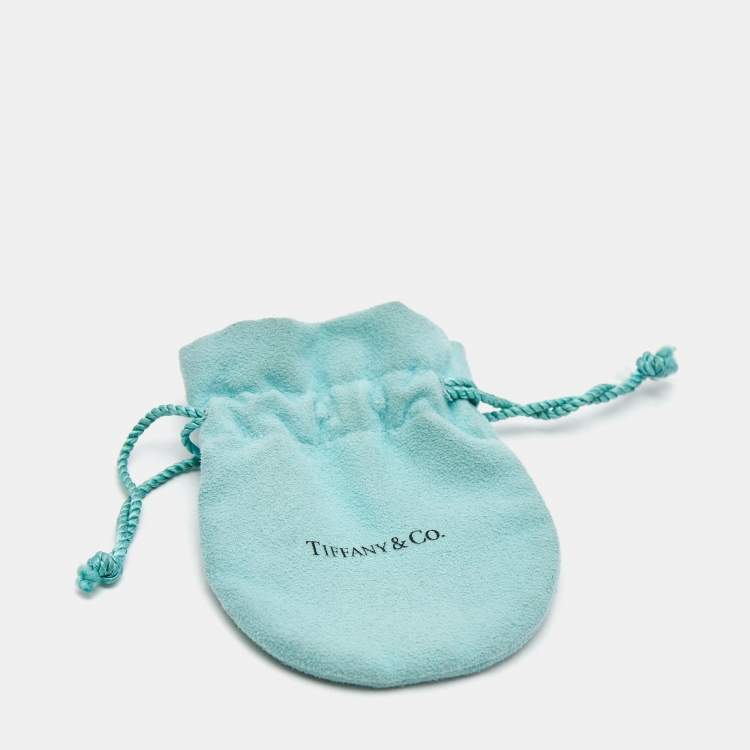 Pre Owned Tiffany & Co. Tiffany T 18k Rose Gold Sterling Silver Ring Size 56