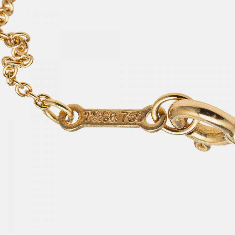 Pre Owned Paloma Picasso 18K Yellow Gold Marrakesh Pendant Necklace
