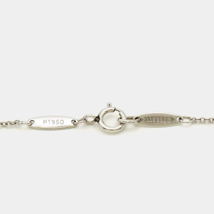 Pre Owned Tiffany & Co. Diamonds by the Yard Platinum Necklace