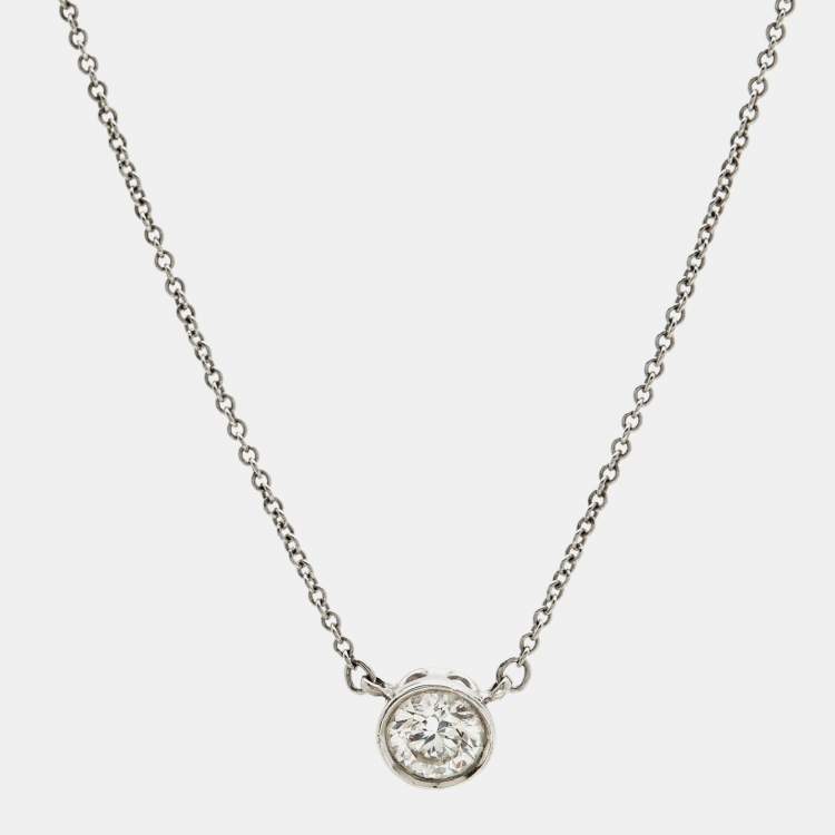 Pre Owned Tiffany & Co. Diamonds by the Yard Platinum Necklace