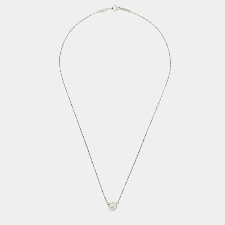 Pre Owned Tiffany & Co. Diamonds by the Yard Platinum Necklace