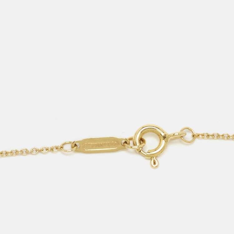 Pre Owned Tiffany & Co. Tiffany Notes 18k Yellow Gold Necklace