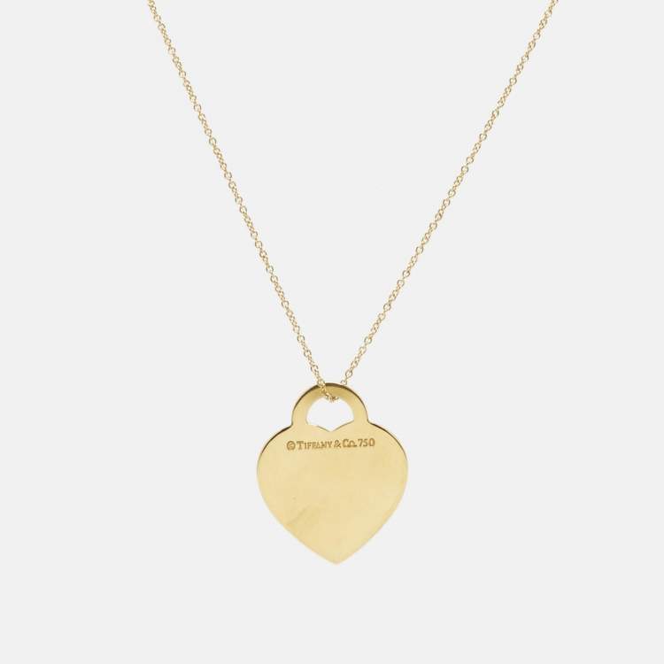 Pre Owned Tiffany & Co. Tiffany Notes 18k Yellow Gold Necklace