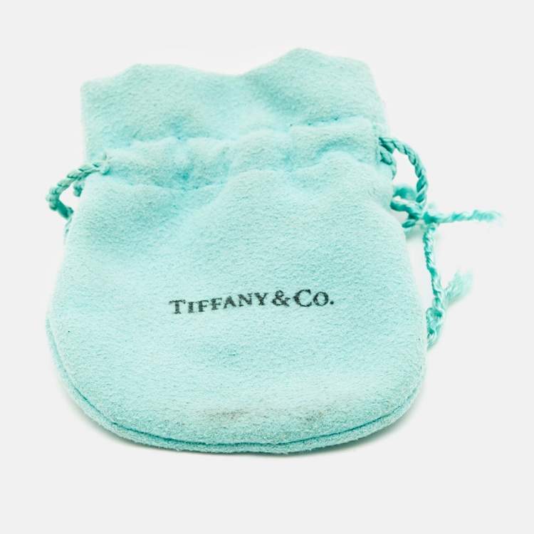 Pre Owned Tiffany & Co. L.O.V.E. Letters Diamond 18k Yellow Gold Necklace