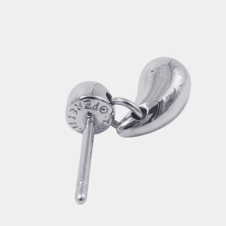 Pre Owned Tiffany & Co. Teardrop Elsa Peretti Platinum Diamond Earrings